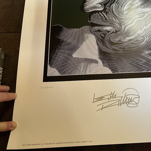 VG/NM Rolling Stones Tattoo You Cover Art Lithograph 1998 Peter Corriston, 35x22 - Picture 7 of 14